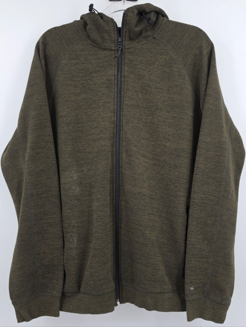 American Eagle Active Flex Performance Full Zip Jacket XL Green Hooded